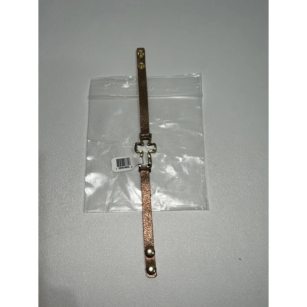NEW - Beautiful Dainty EDEN MERRY By JIM LAWRENCE 98384 Cross Bracelet
